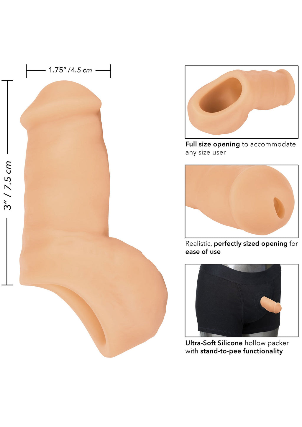 Soft silicone urinal support