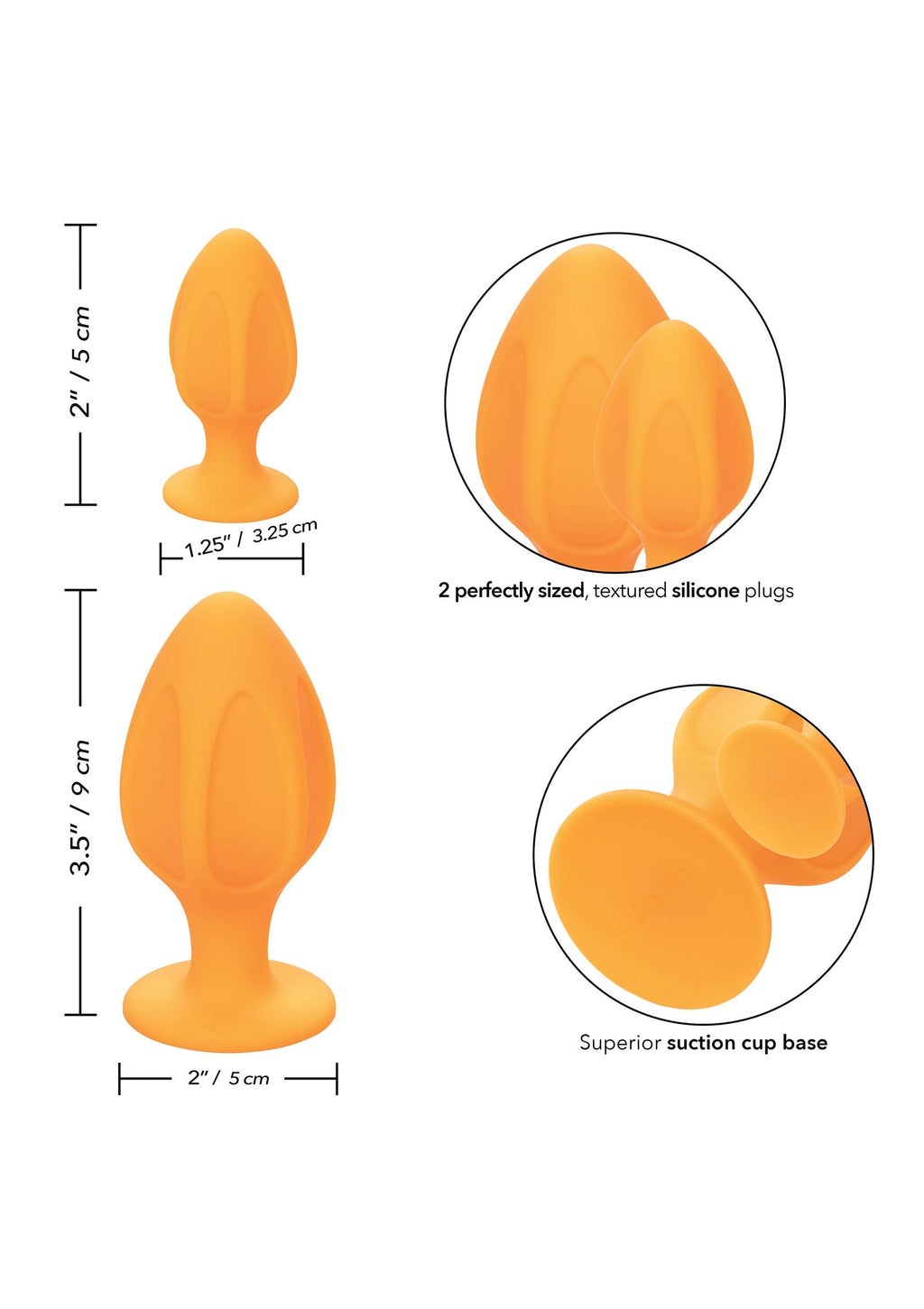 Buttplug Sfacciato Arancione