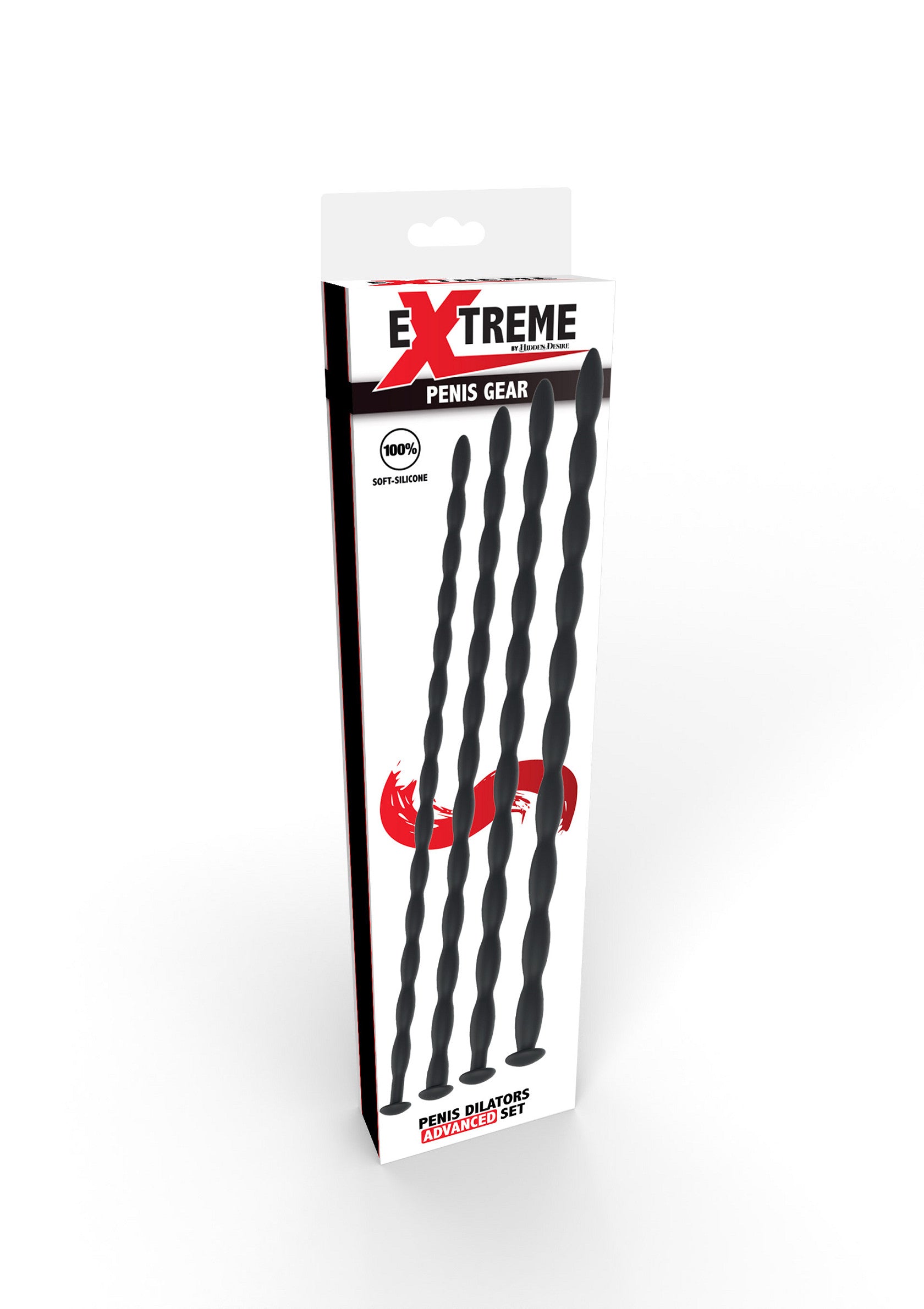 Set dilatatore per pene Advanced, 4 pezzi, nero