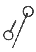 Starter Penis Plug Set 2-piece black