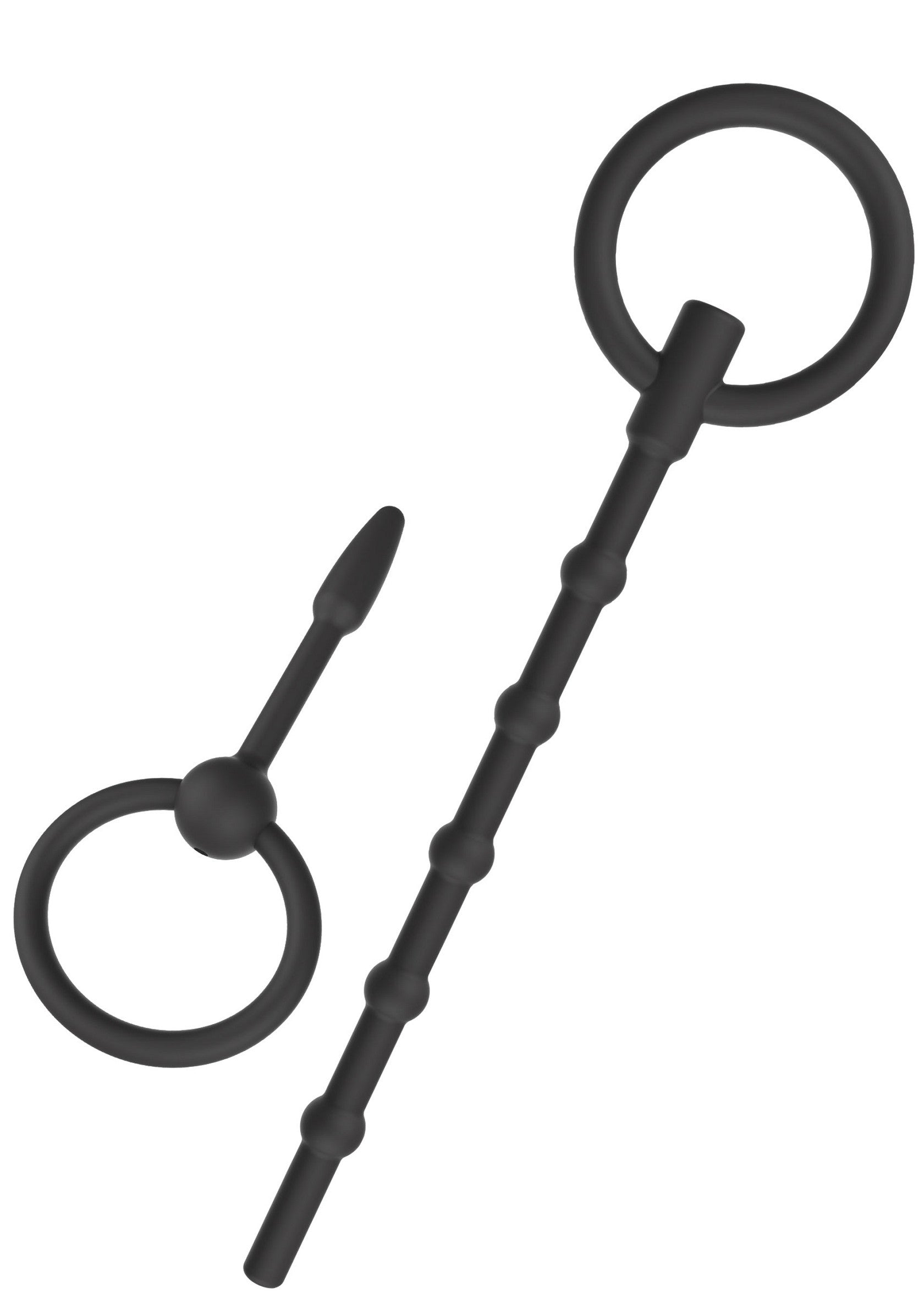 Advanced 2 pezzi neri set di tappi per pene