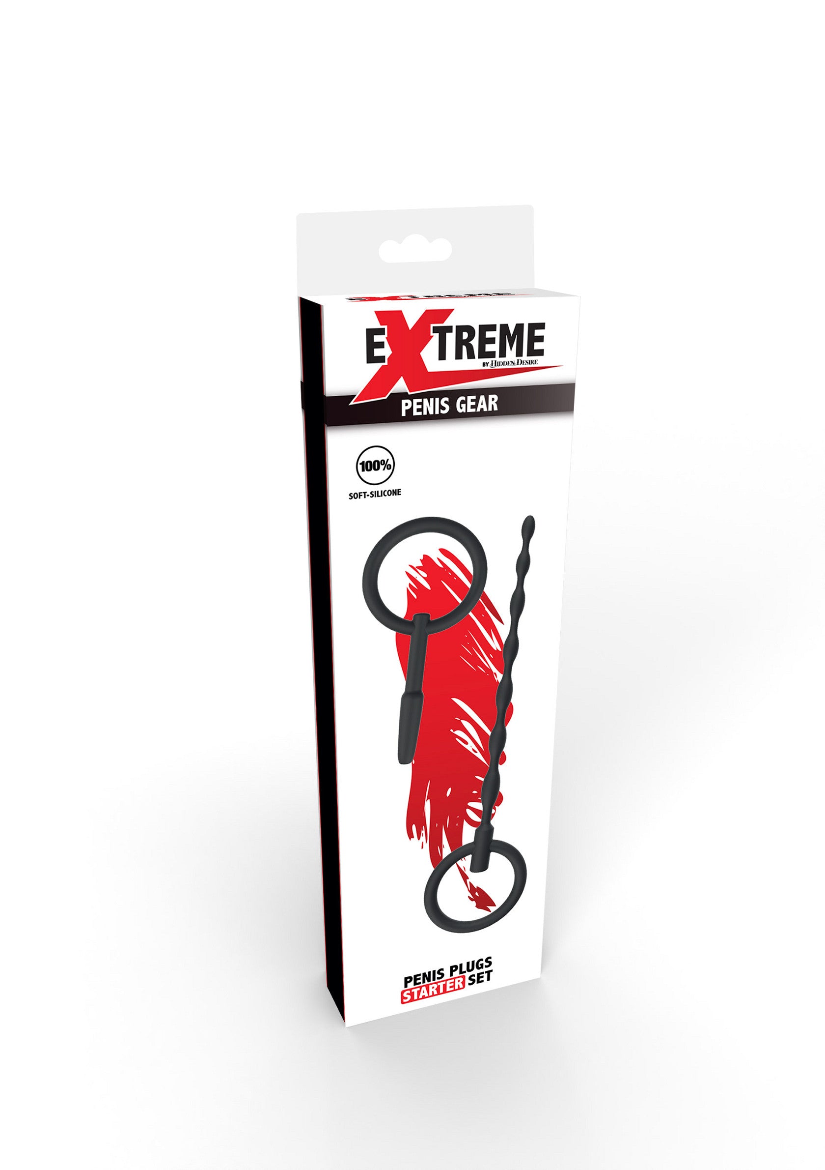 Advanced 2 pezzi neri set di tappi per pene
