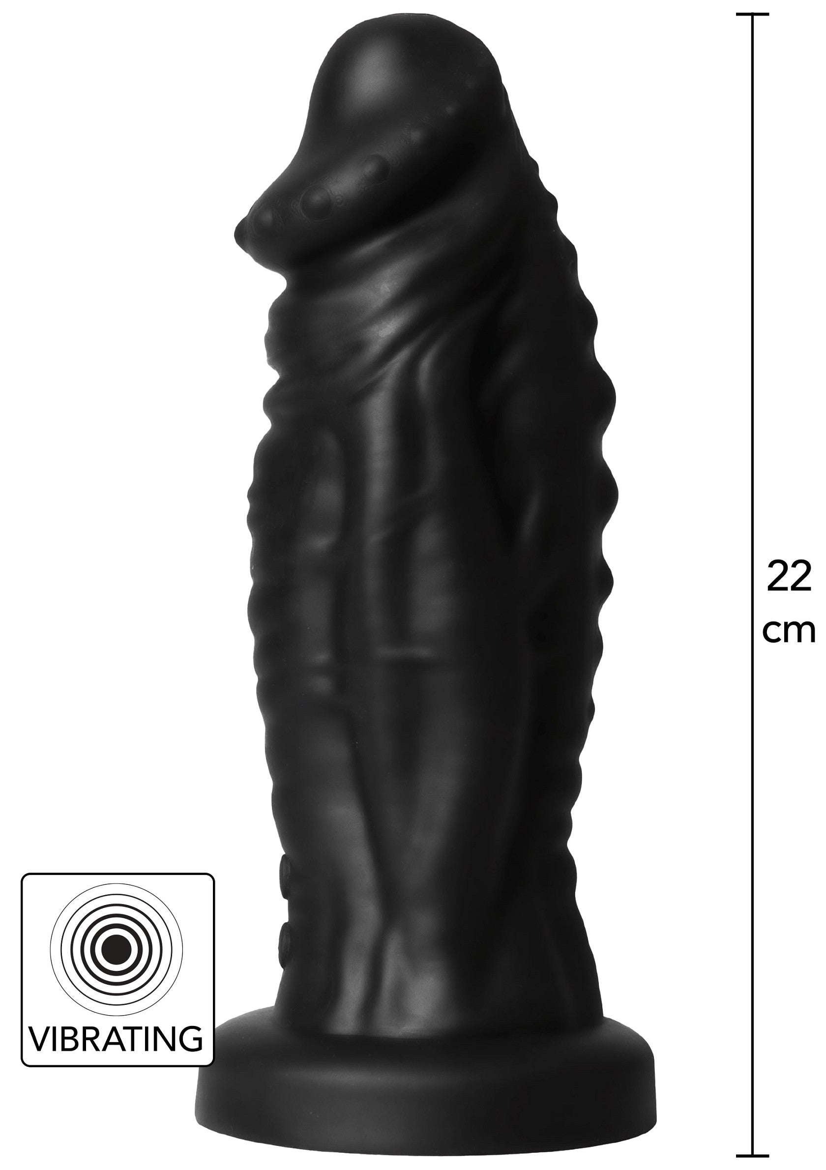 Dildo mostruoso da diavolo nero