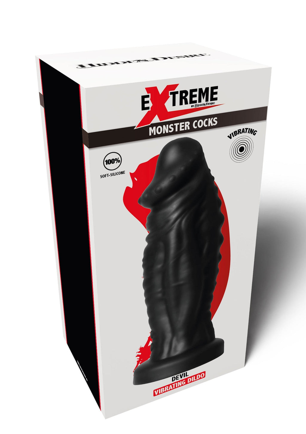Dildo mostruoso da diavolo nero