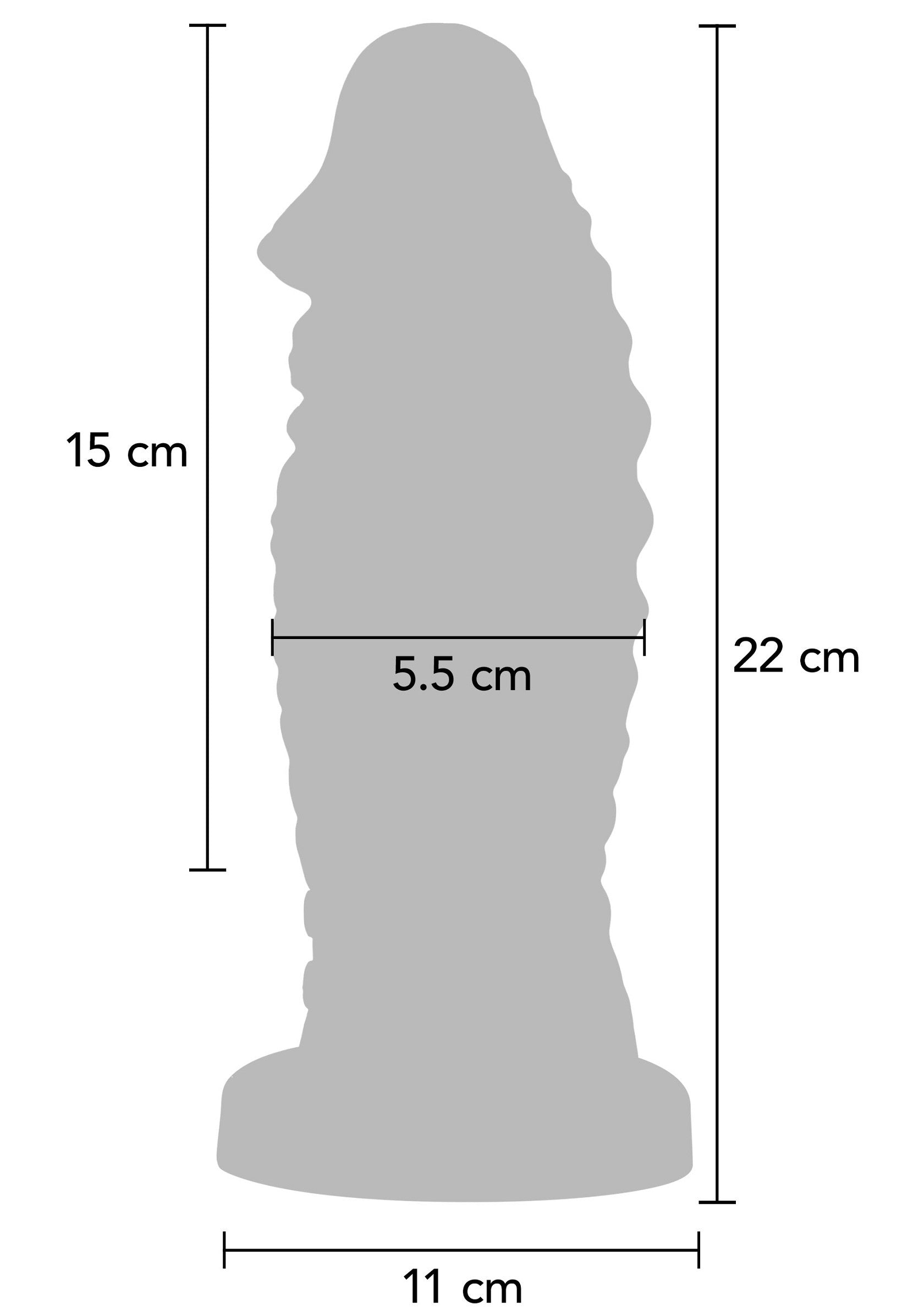 Dildo mostruoso da diavolo nero