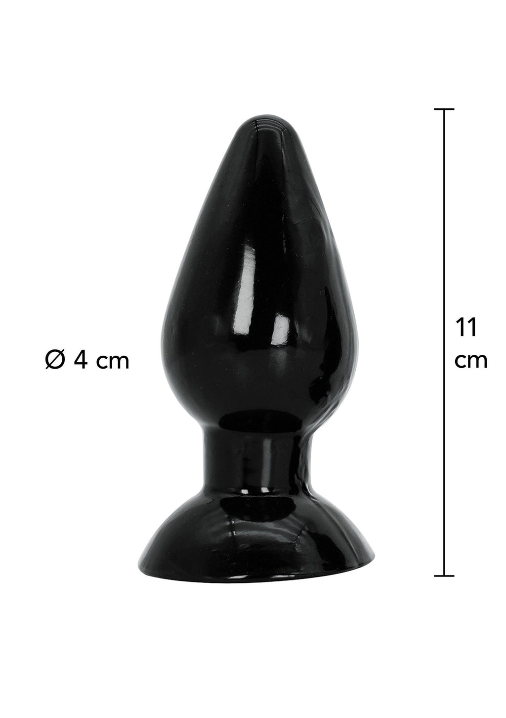 Anale medio 11 cm nero