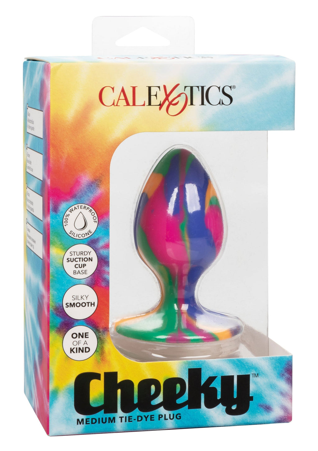 Plug anale Cheeky Medium Tie-Dye multicolore