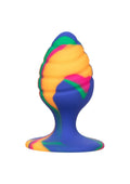 Tappo a spirale medio sfacciato multicolore