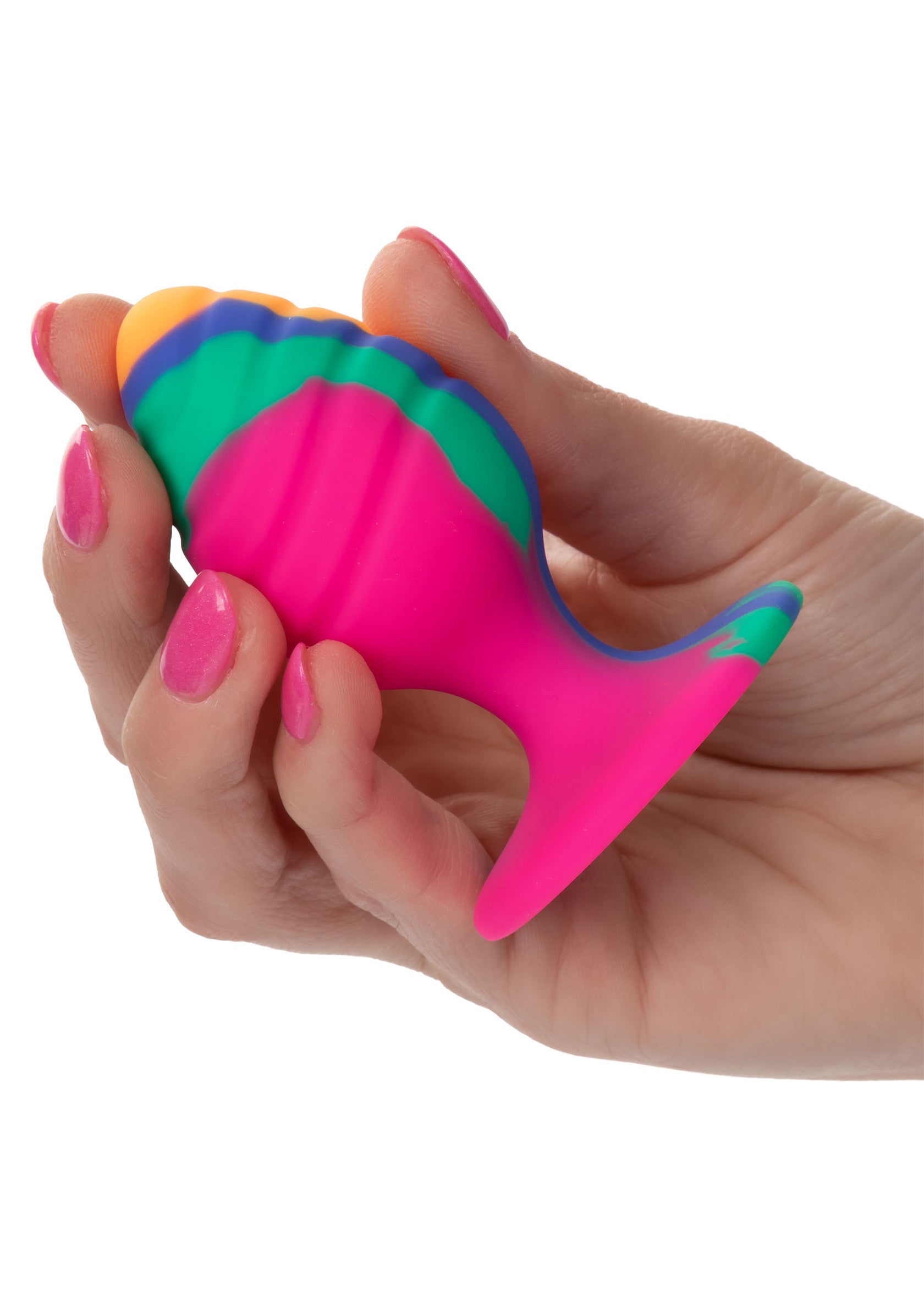 Tappo a spirale medio sfacciato multicolore