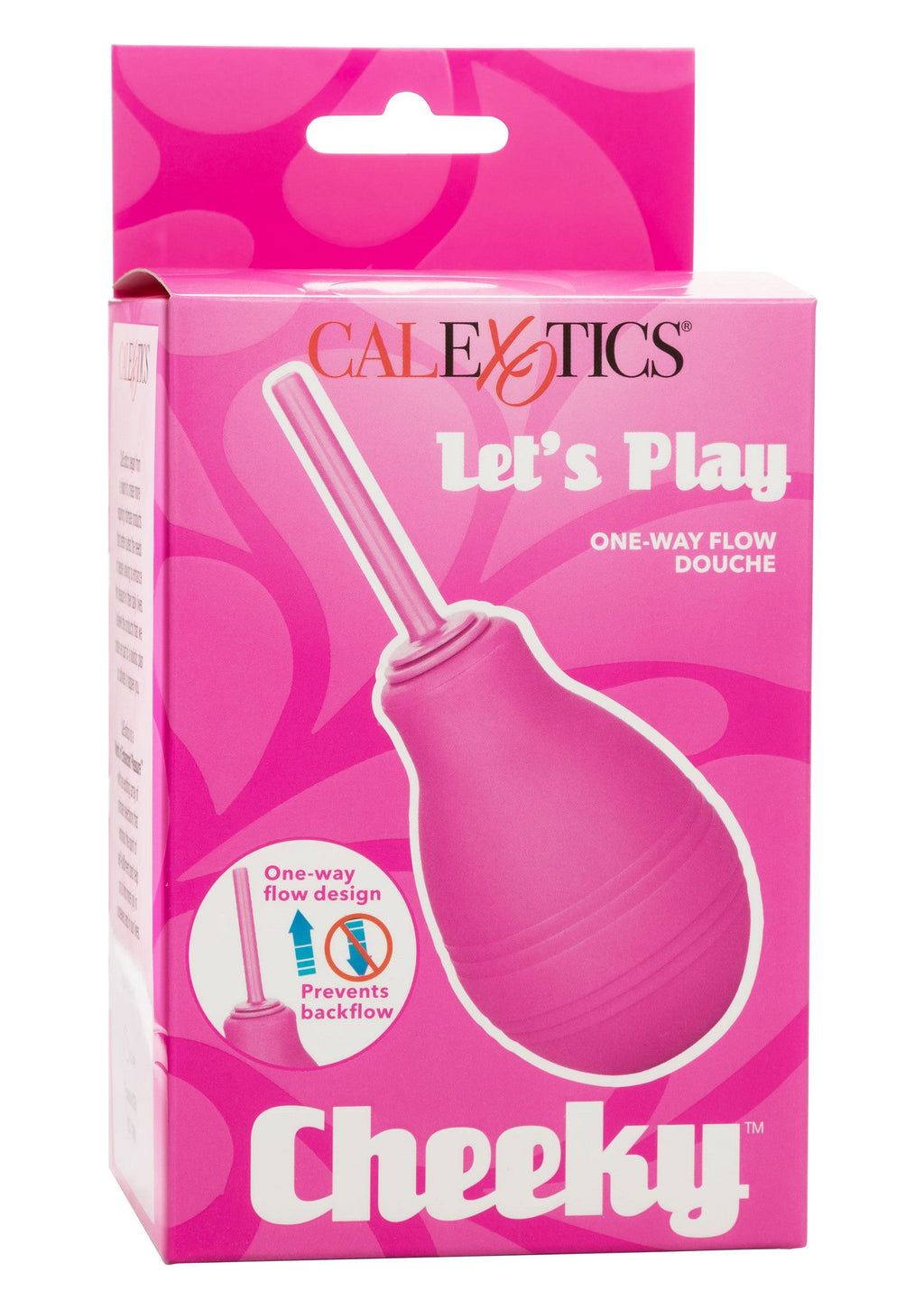 Pink cheeky one-way flow shower