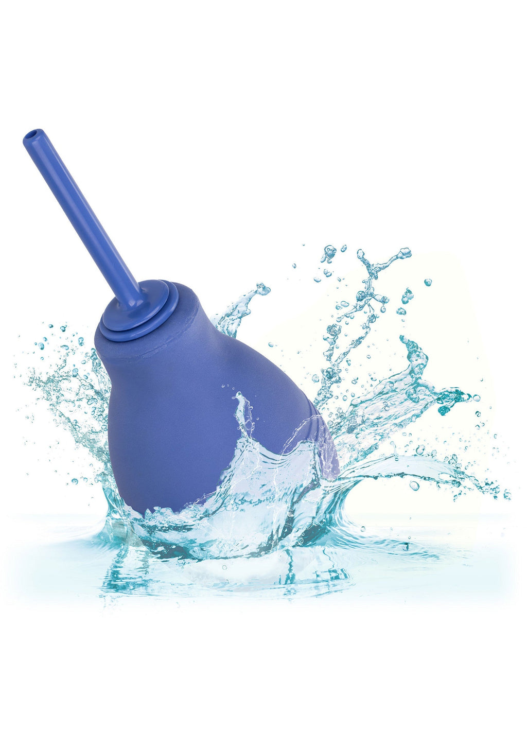 Bold purple one-way flow shower