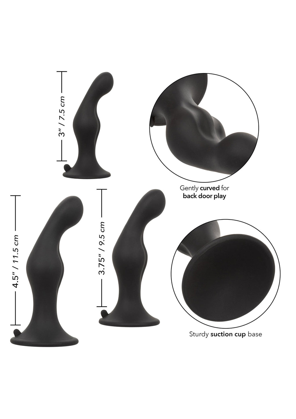 Black anal cremping kit