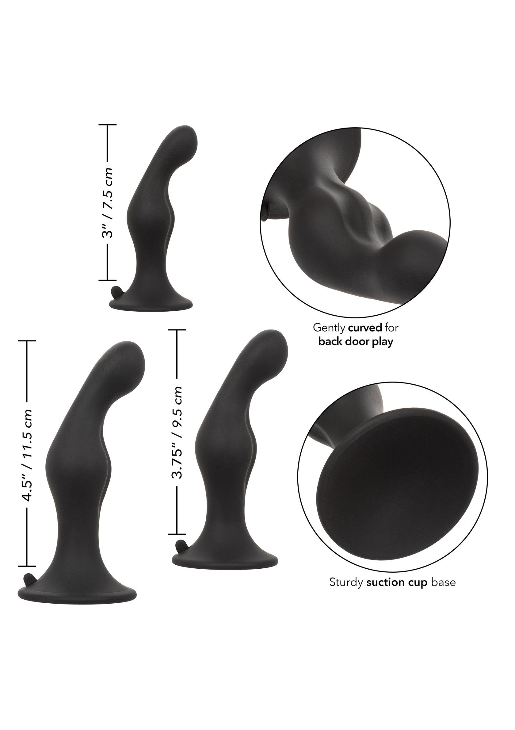 Black anal cremping kit