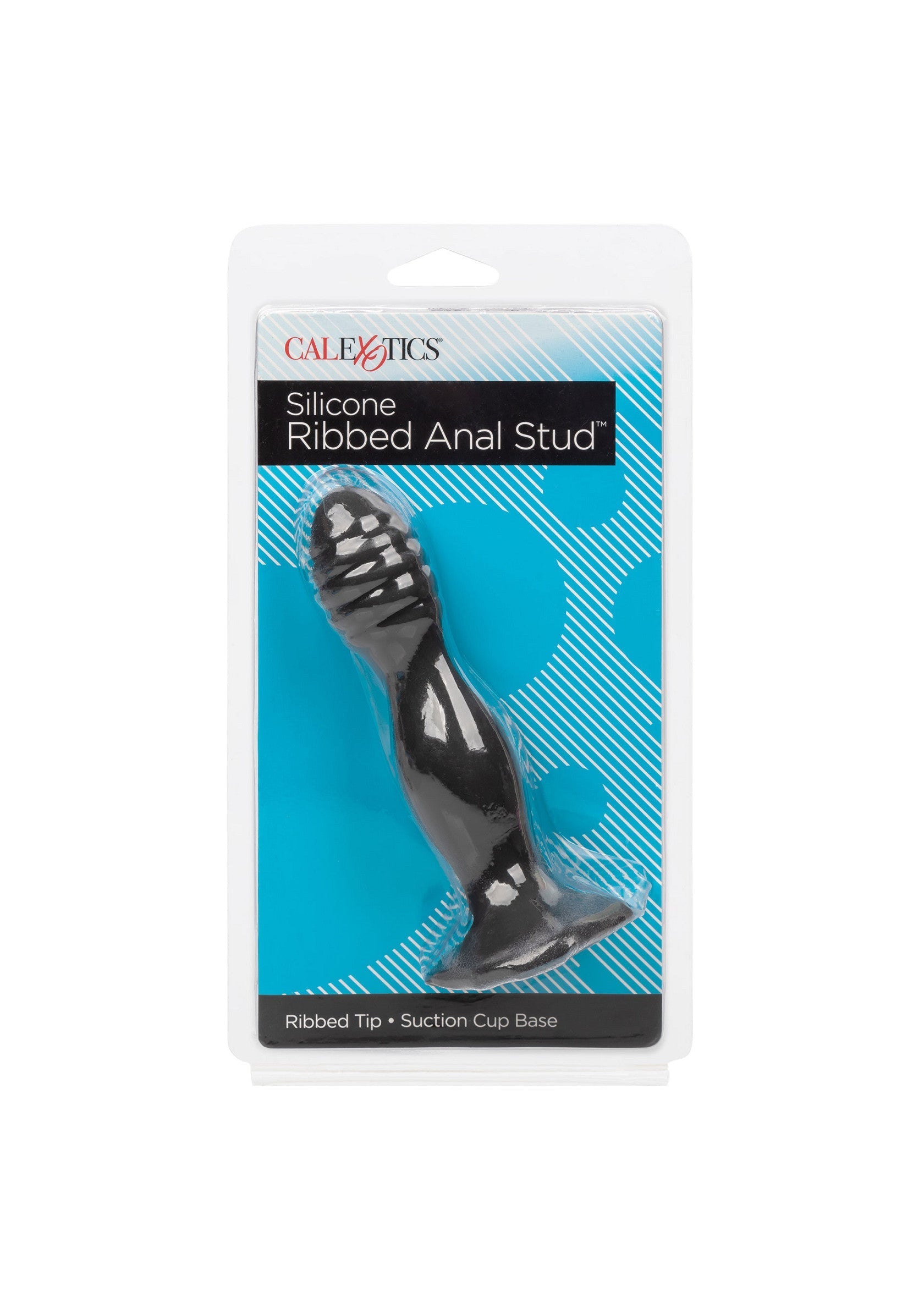 Dildo anale a coste nero