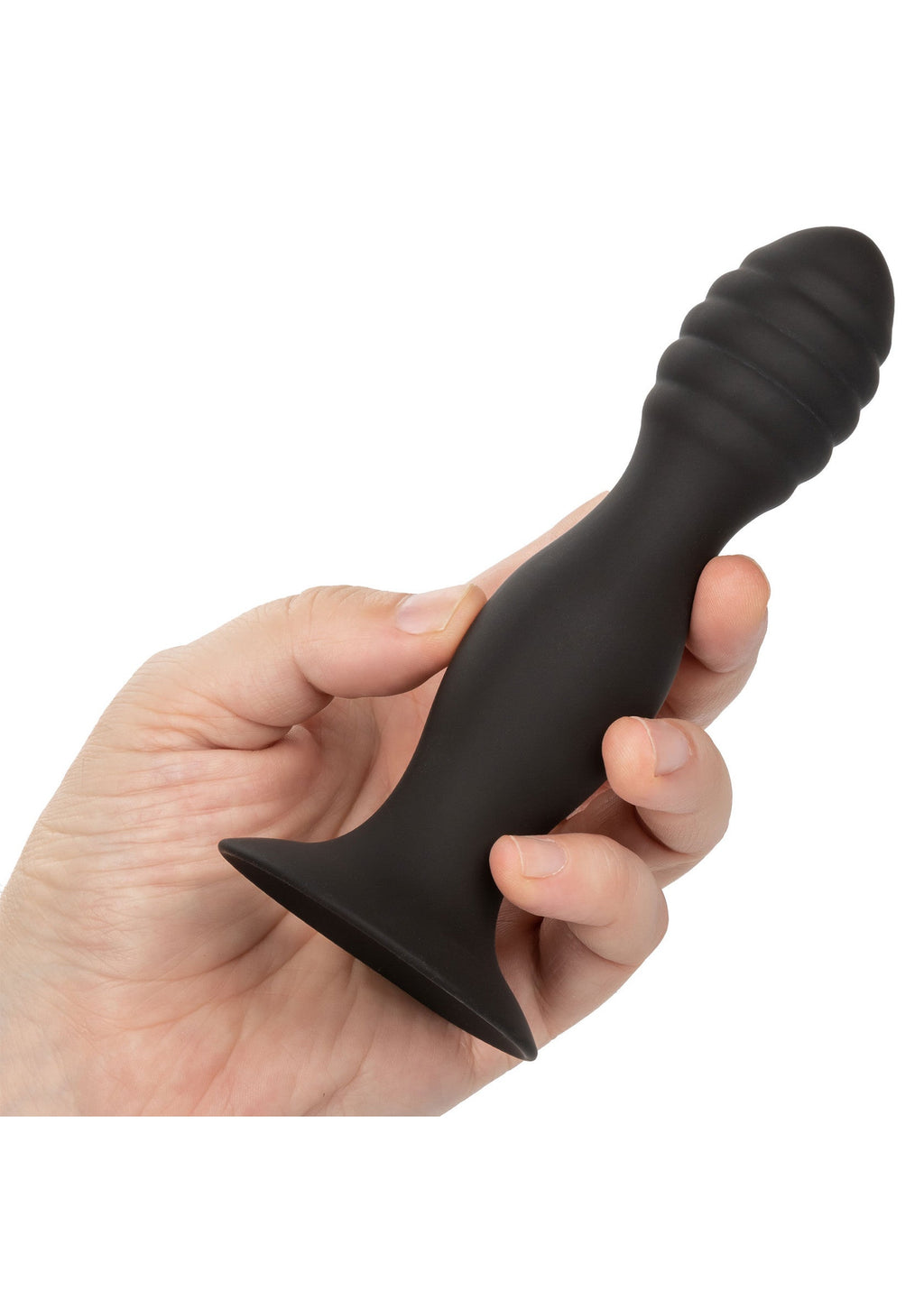 Dildo anale a coste nero