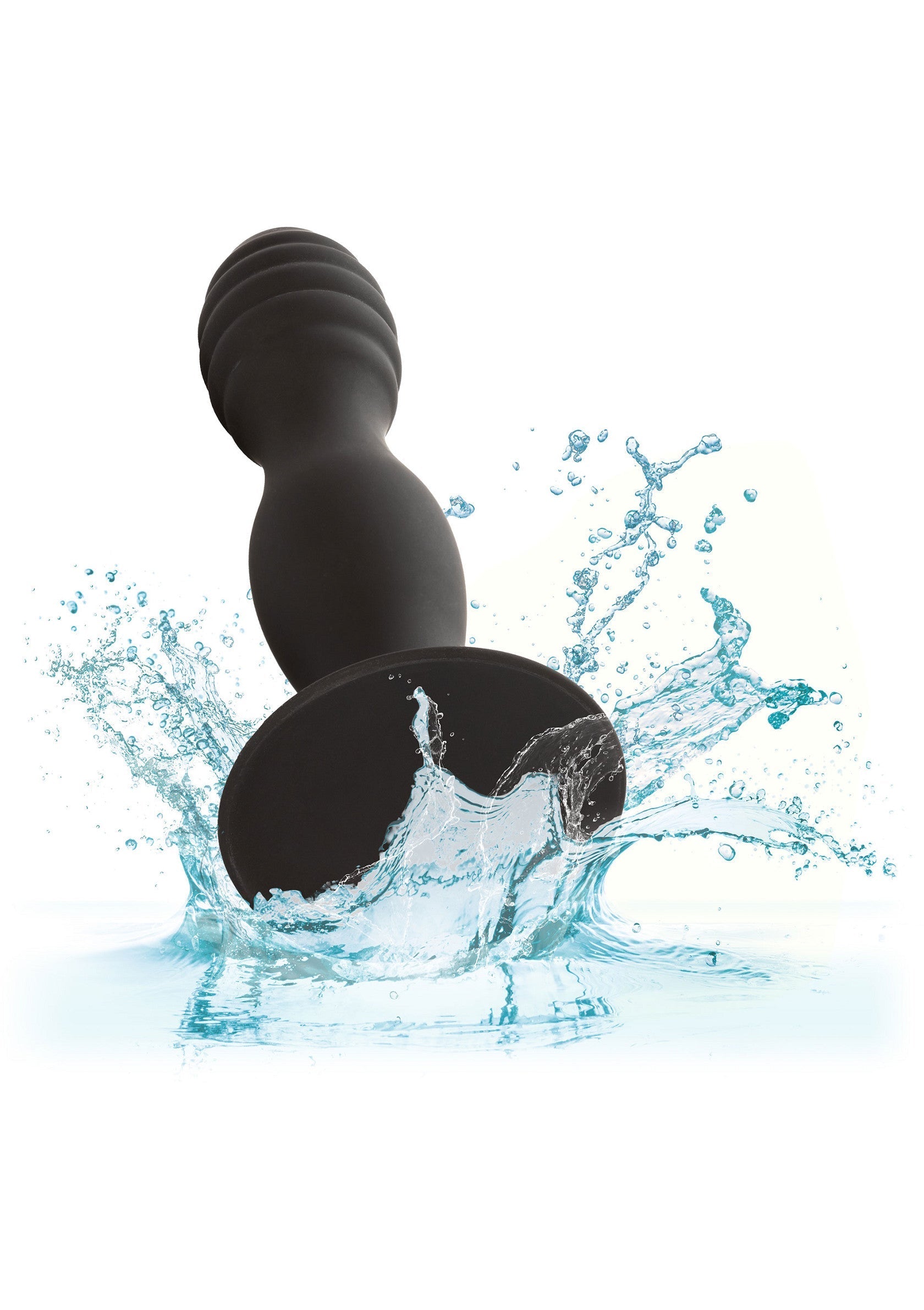 Dildo anale a coste nero