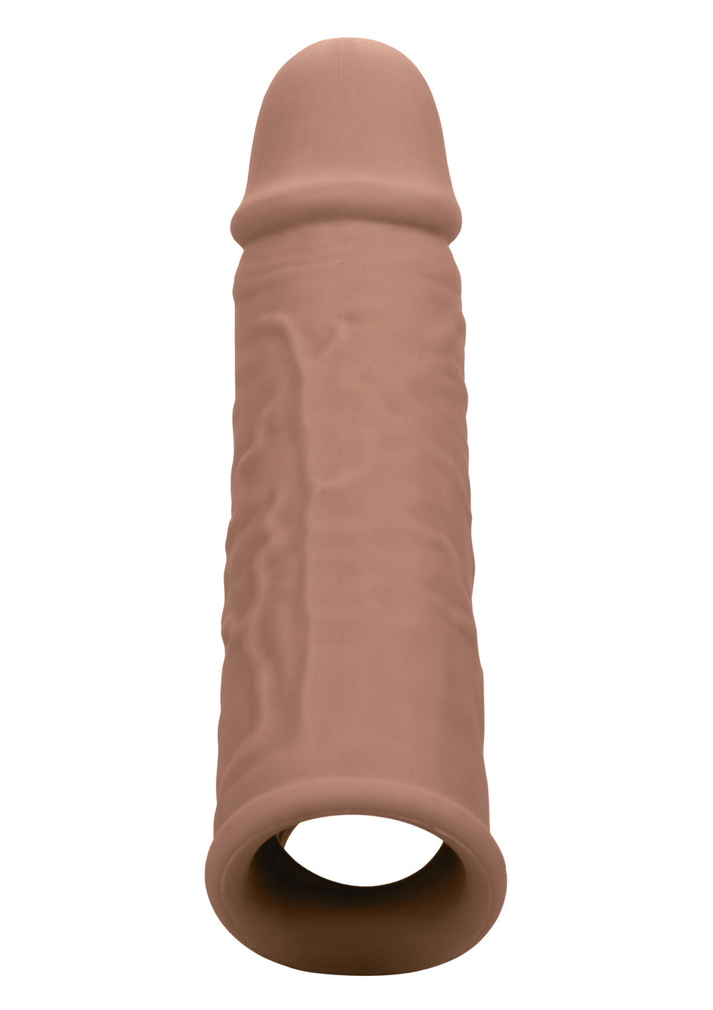 Realistic 7-inch brown extensions