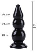 Anal beads 23 cm black