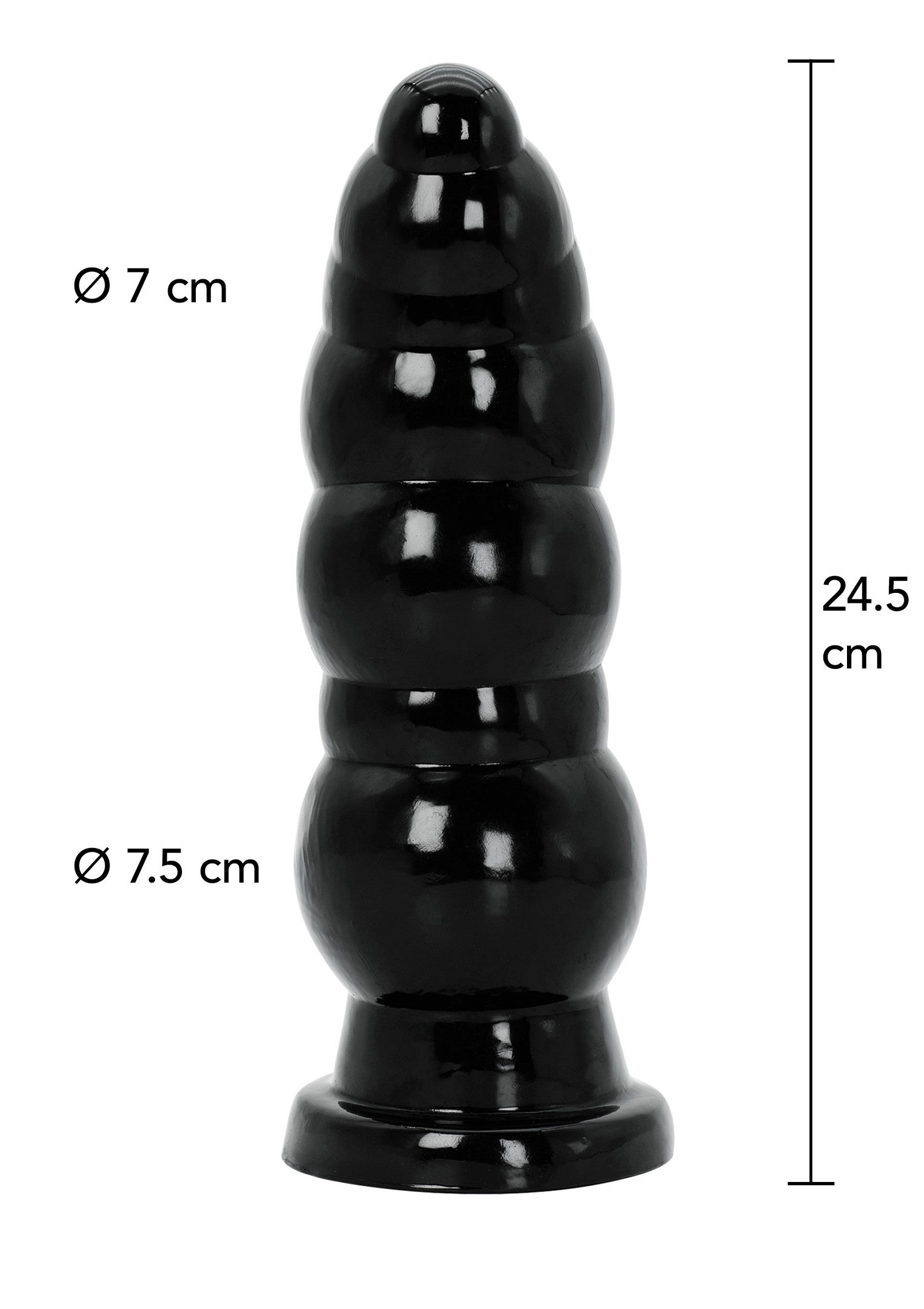 Palline anali 24,5 cm nere