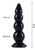 Black 32 cm anal beads