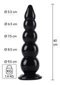 Palline anali nere 40 cm