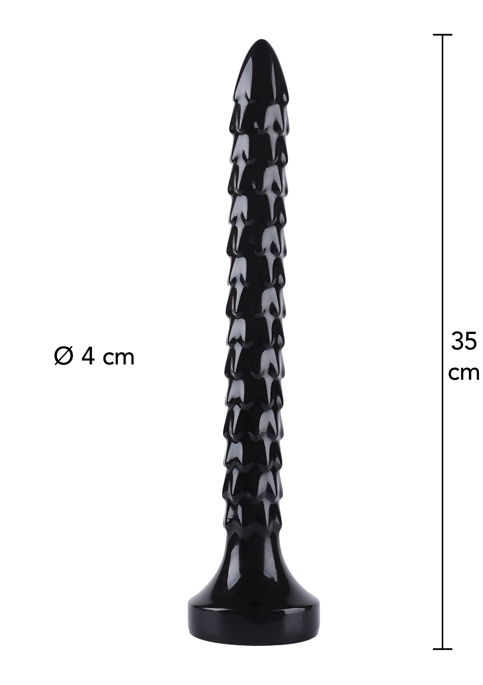 Serpente anale nero 35 cm