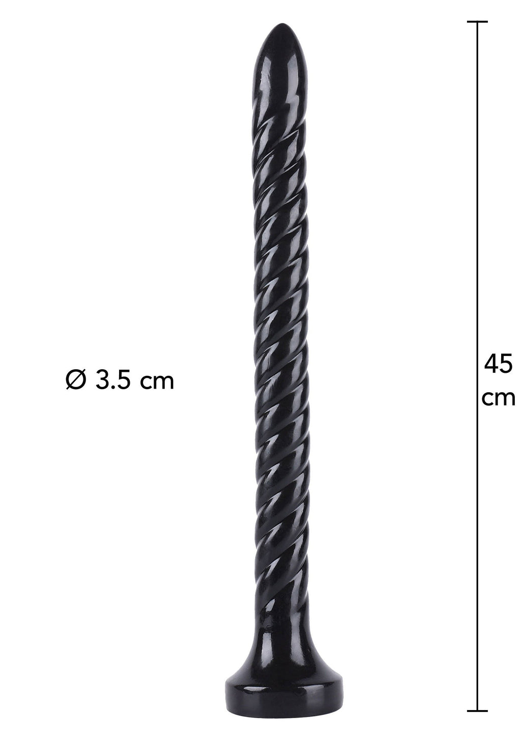 Serpente anale nero 45 cm