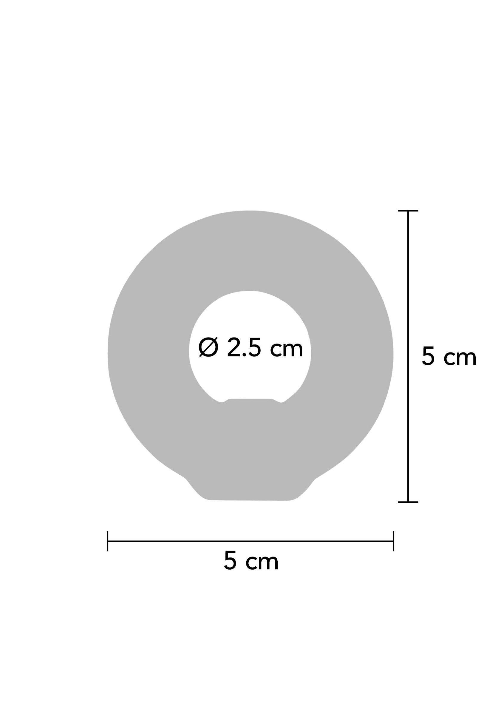 Black soft silicone pin C-ring