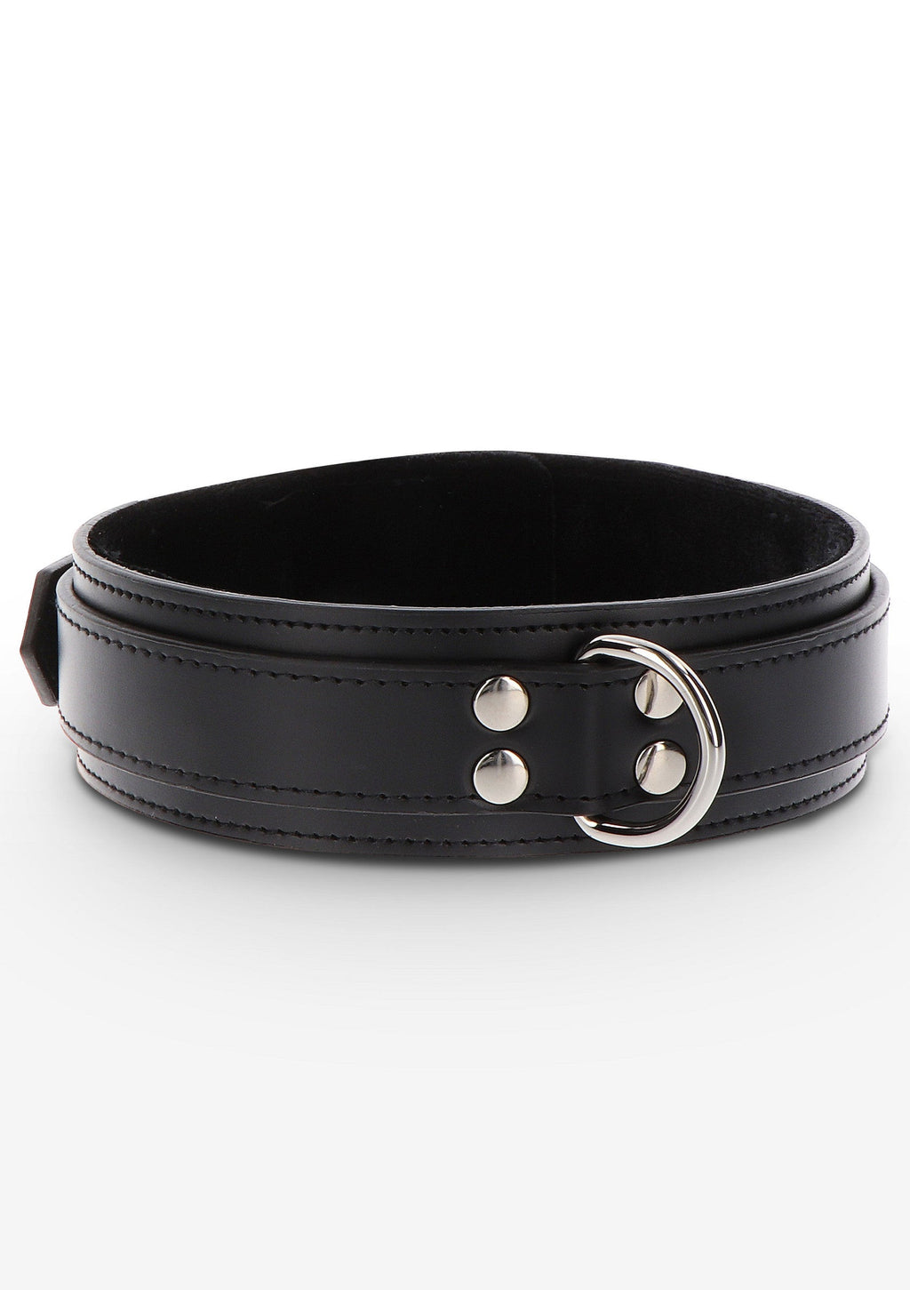 Heavy-duty collar with black D-ring