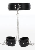 Heavy collar and black cuffs