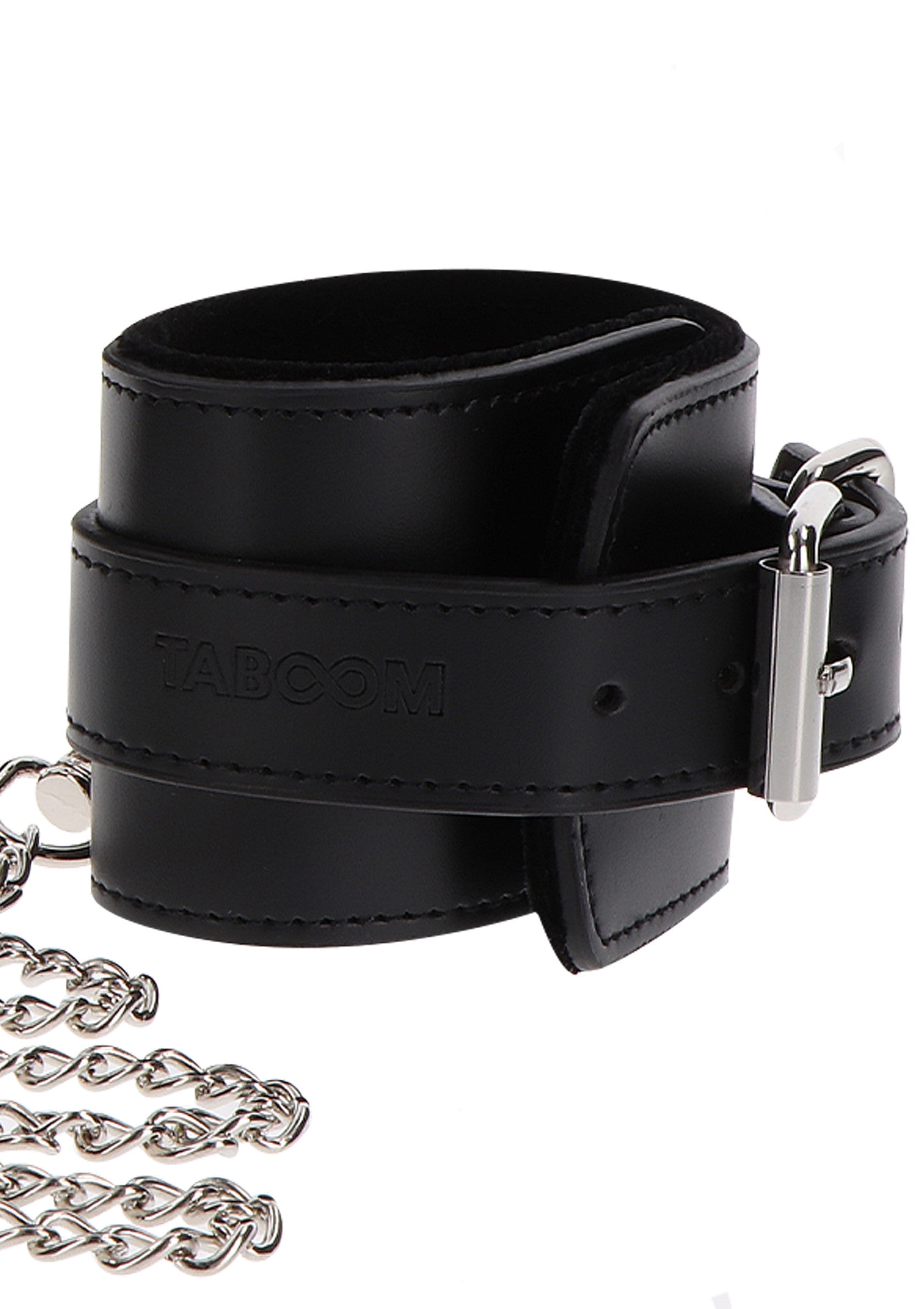 Heavy collar and black cuffs
