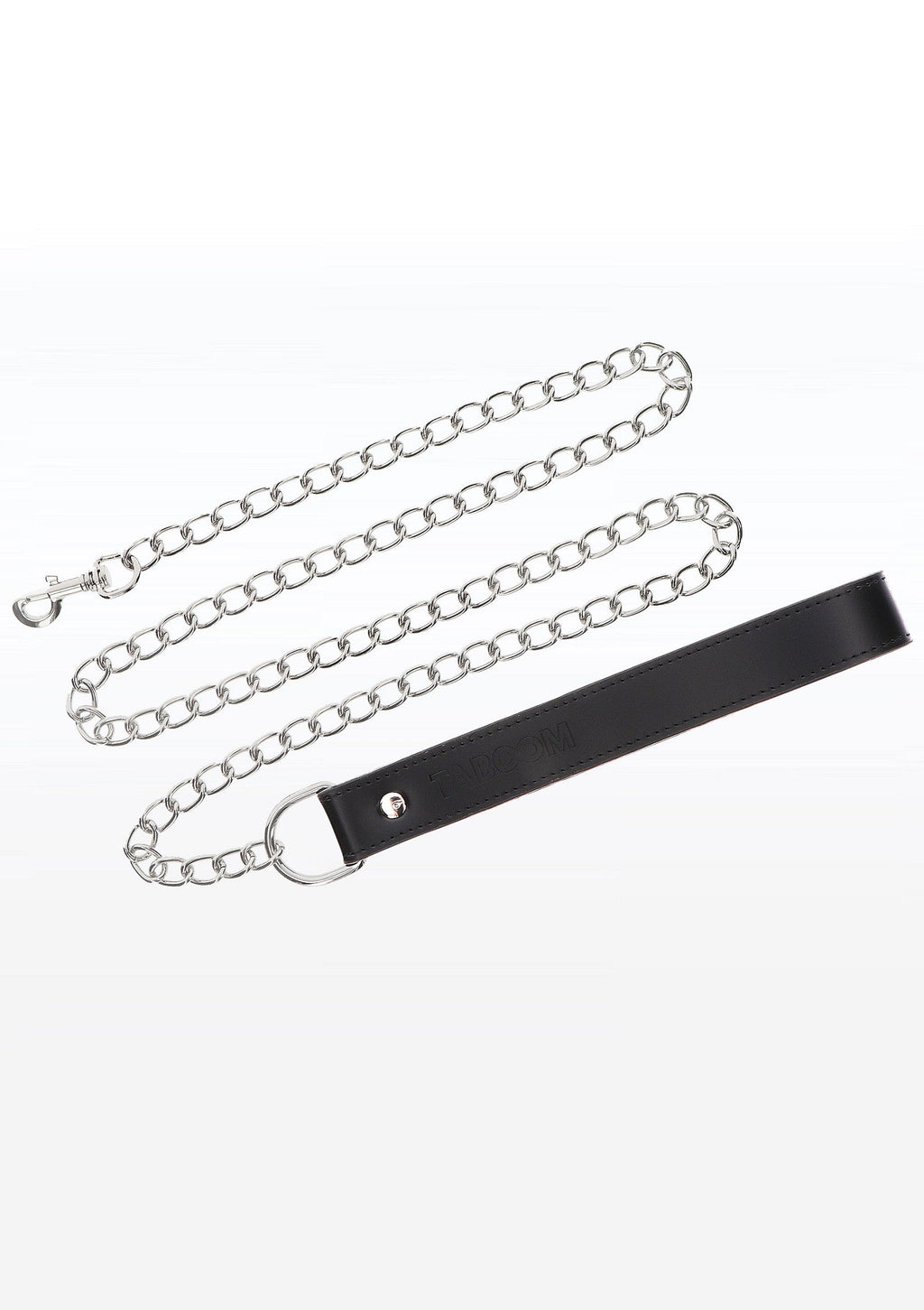 Black chain leash