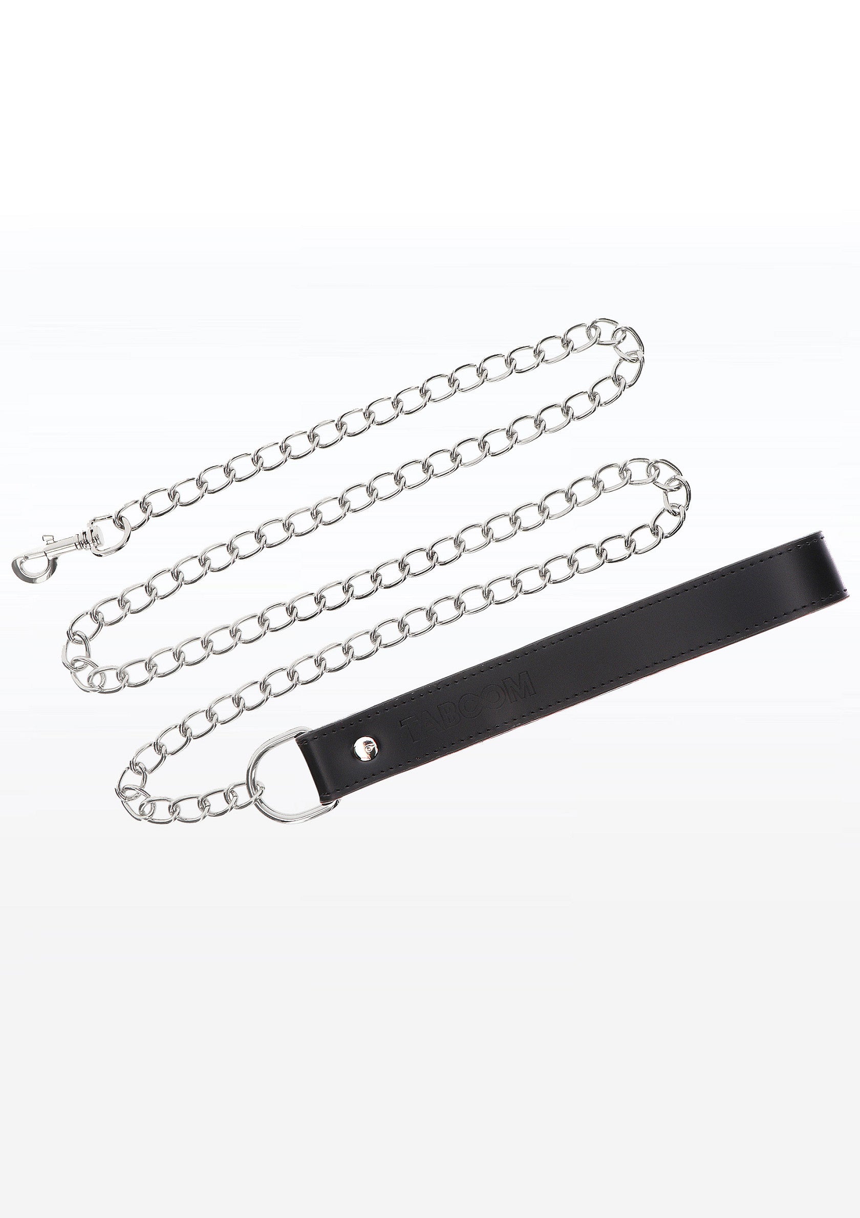 Black chain leash
