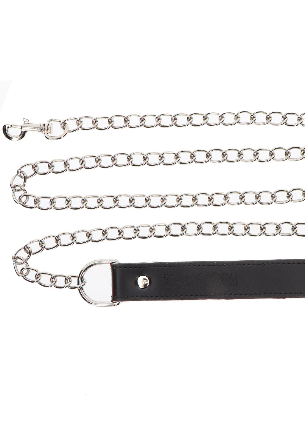 Black chain leash