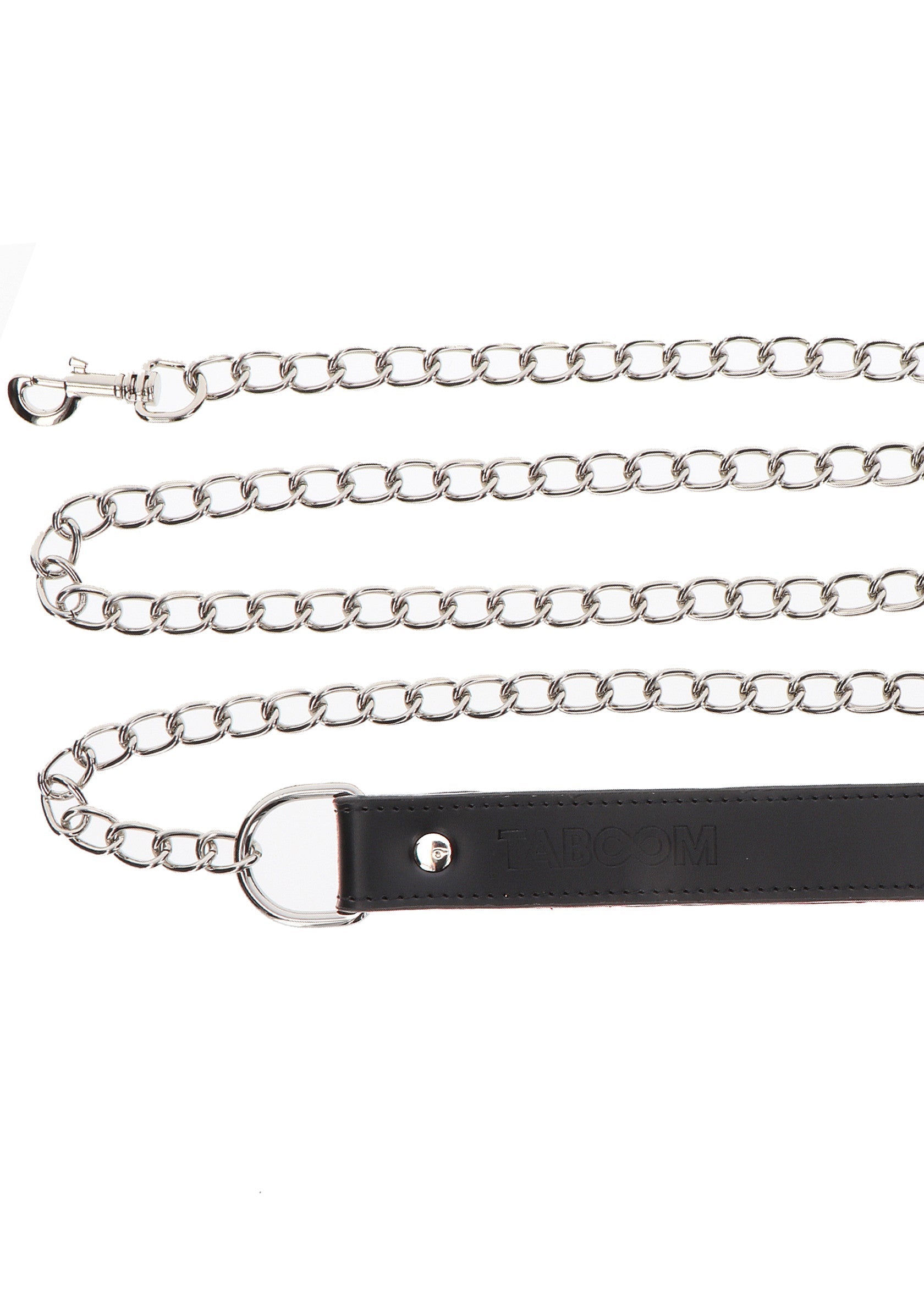 Black chain leash