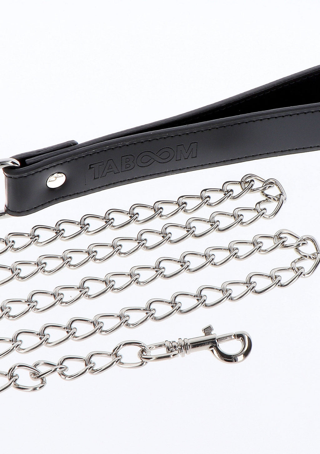 Black chain leash