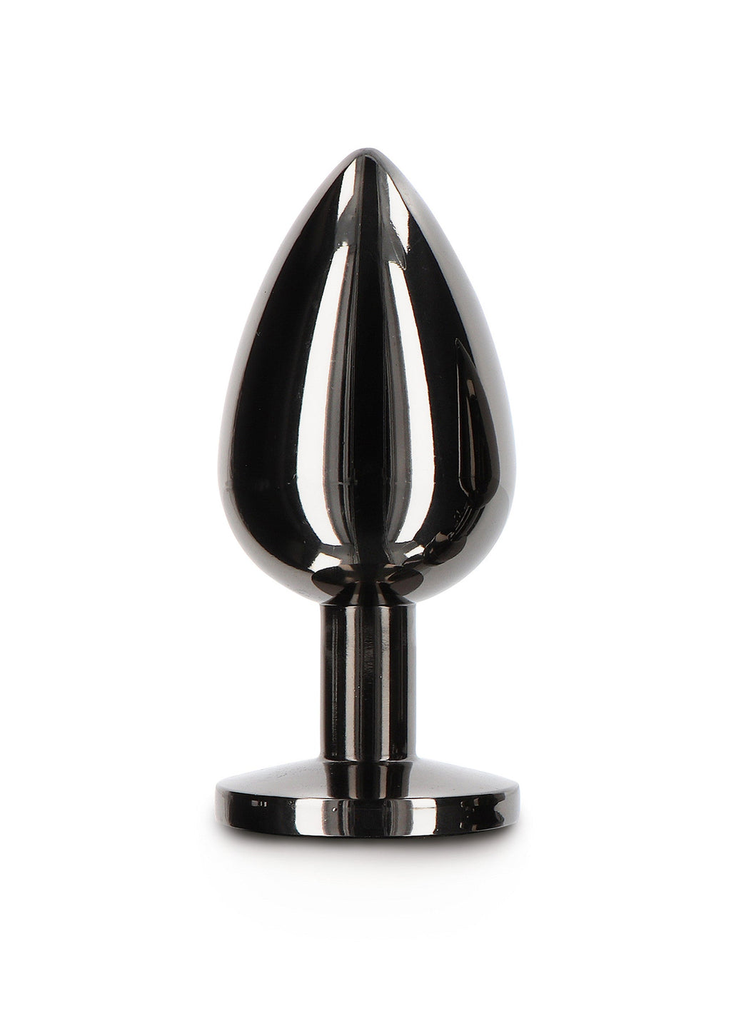 Black L diamond jewel anal plug