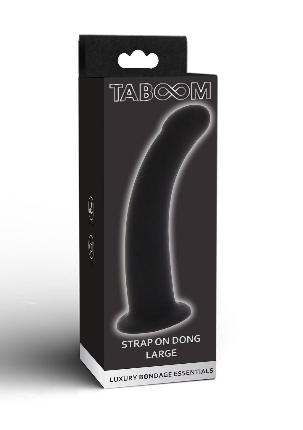 Strap-on con grande dildo nero