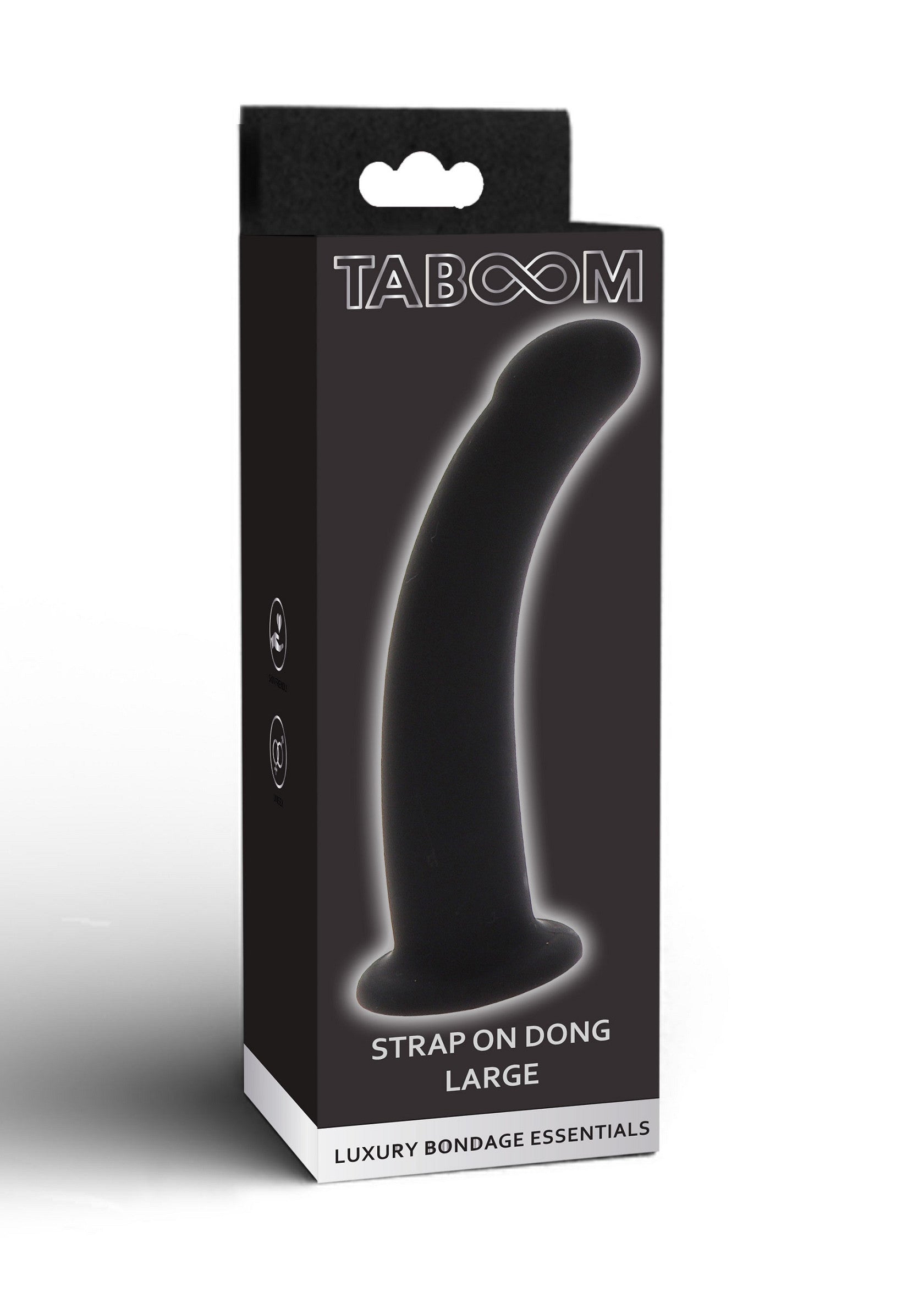 Strap-on con grande dildo nero
