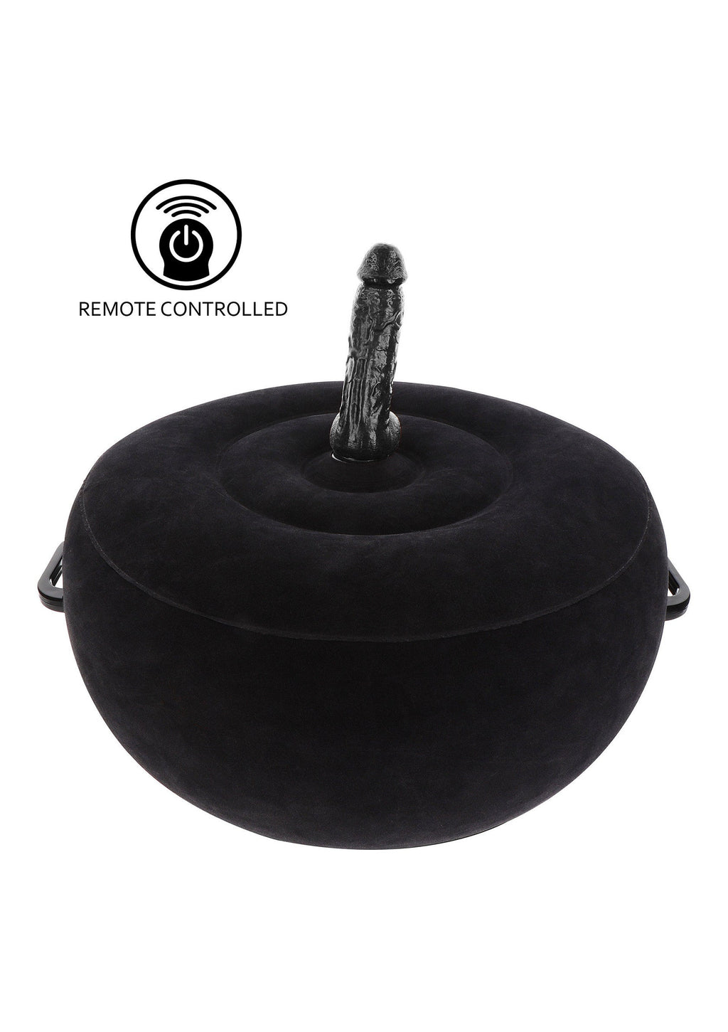 Inflatable sex chair with black remote control