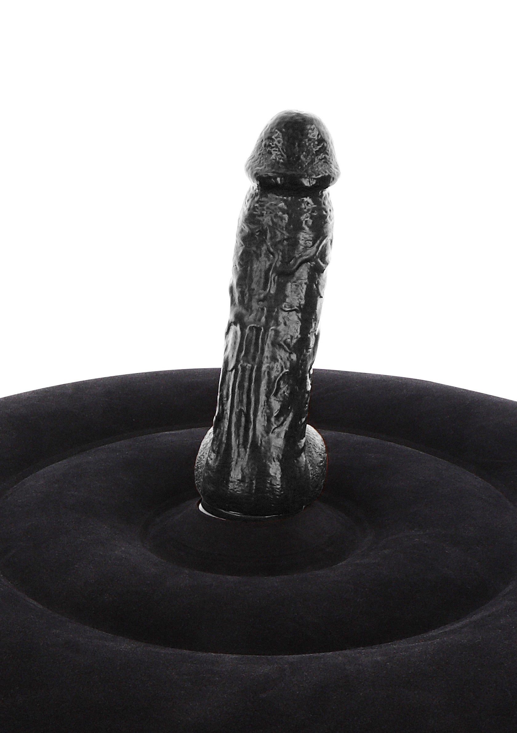 Inflatable sex chair with black remote control