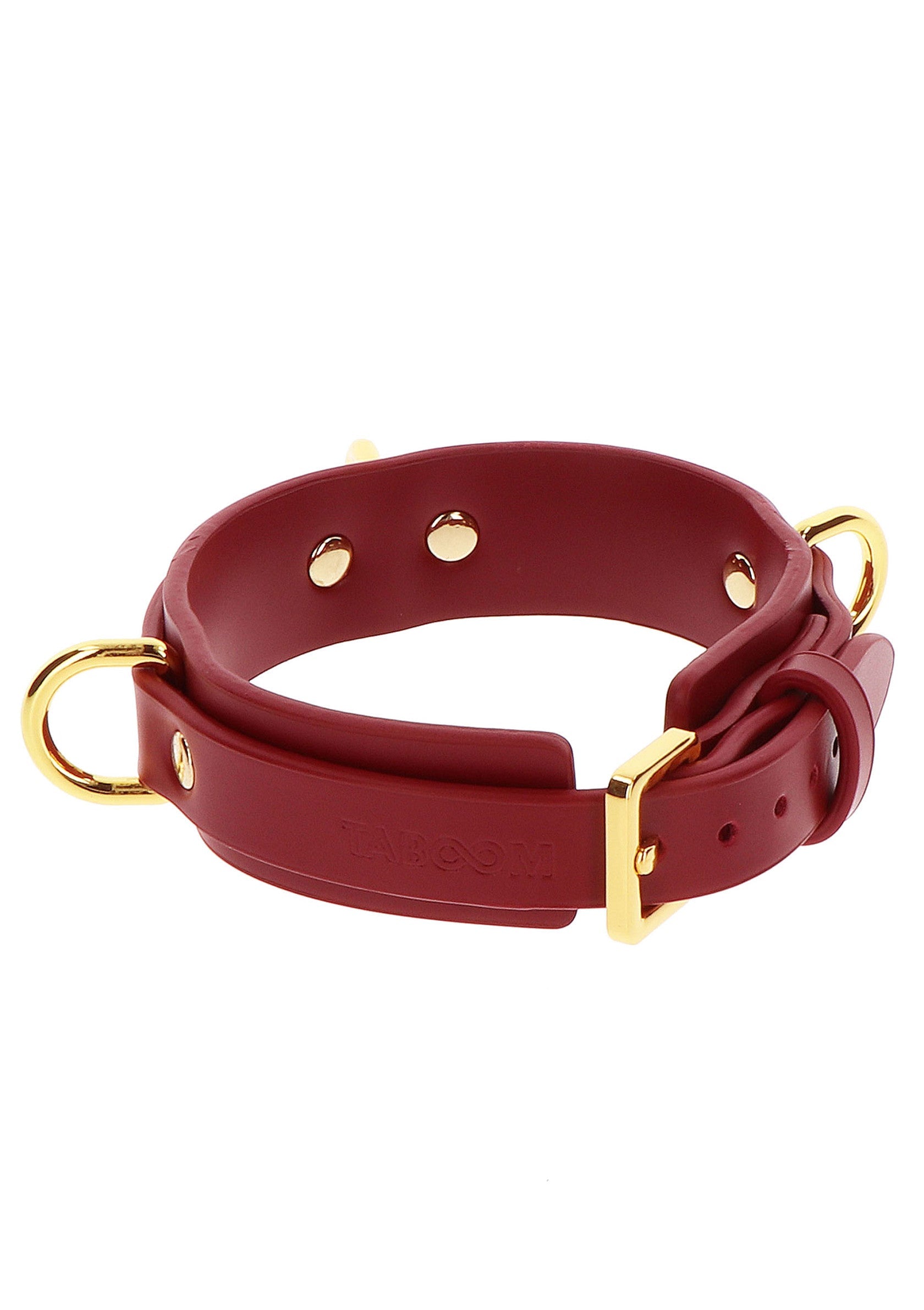 Deluxe Red D-Ring Collar