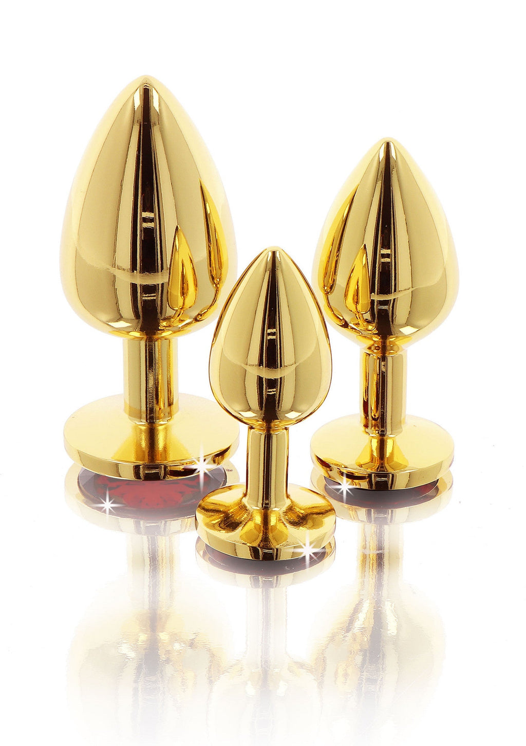Gold M Diamond Jewel Anal Plug