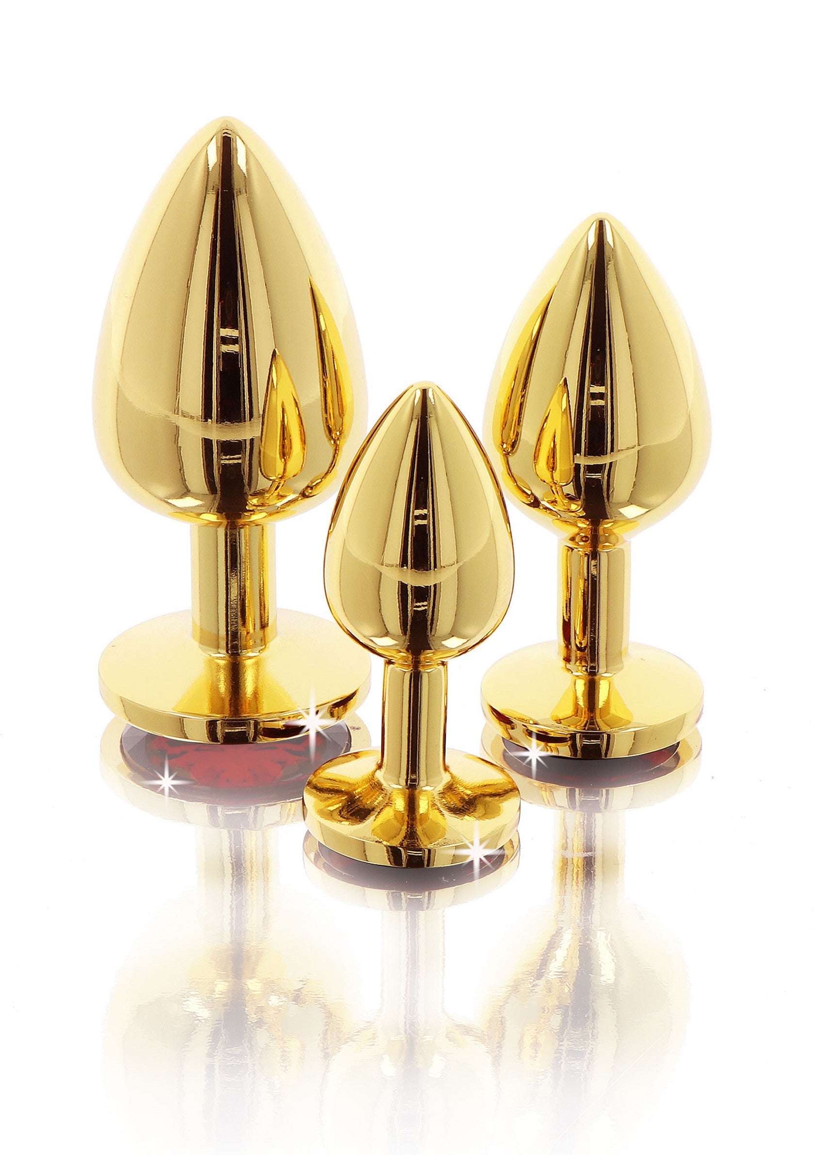 Gold M Diamond Jewel Anal Plug