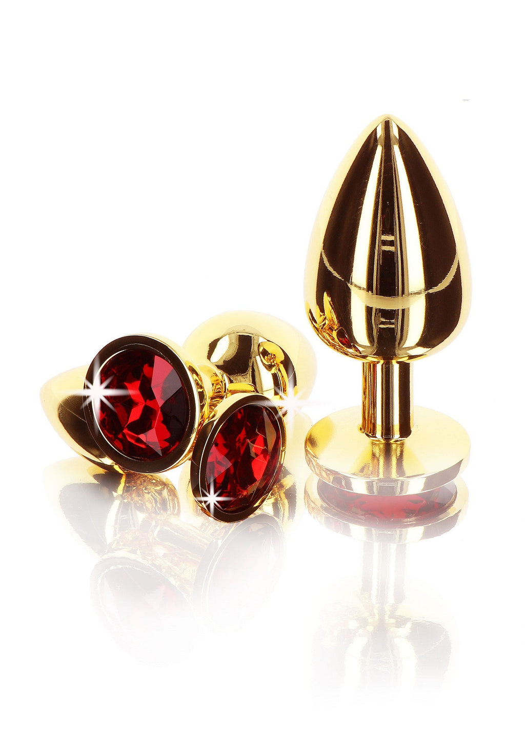 Gold M Diamond Jewel Anal Plug