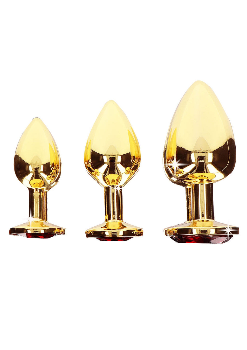 Gold M Diamond Jewel Anal Plug