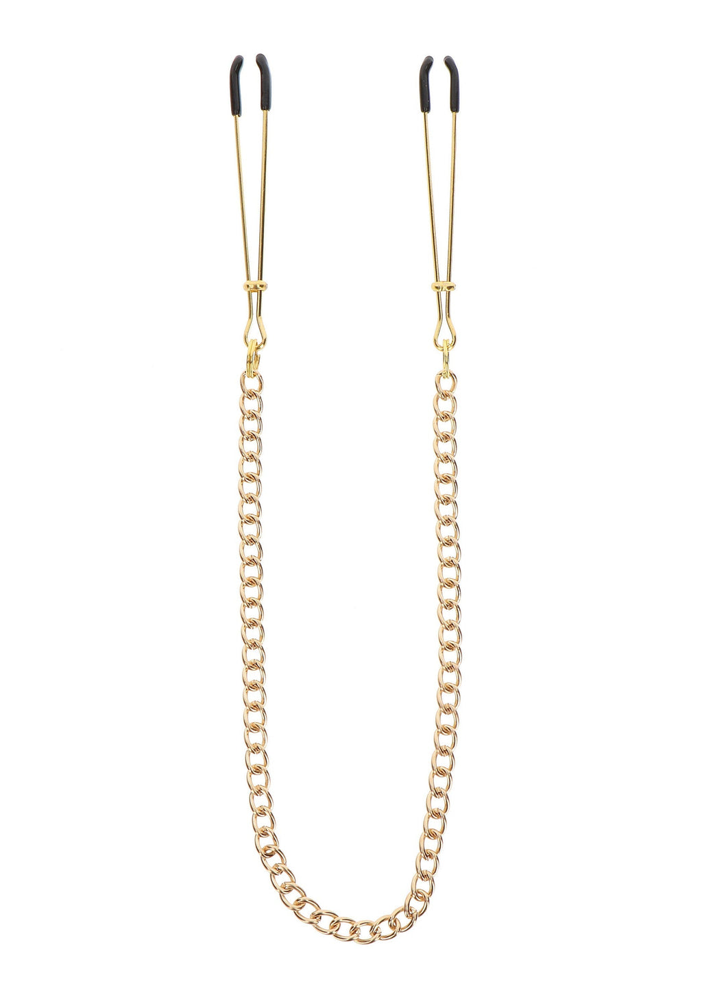 Tweezers with gold chain