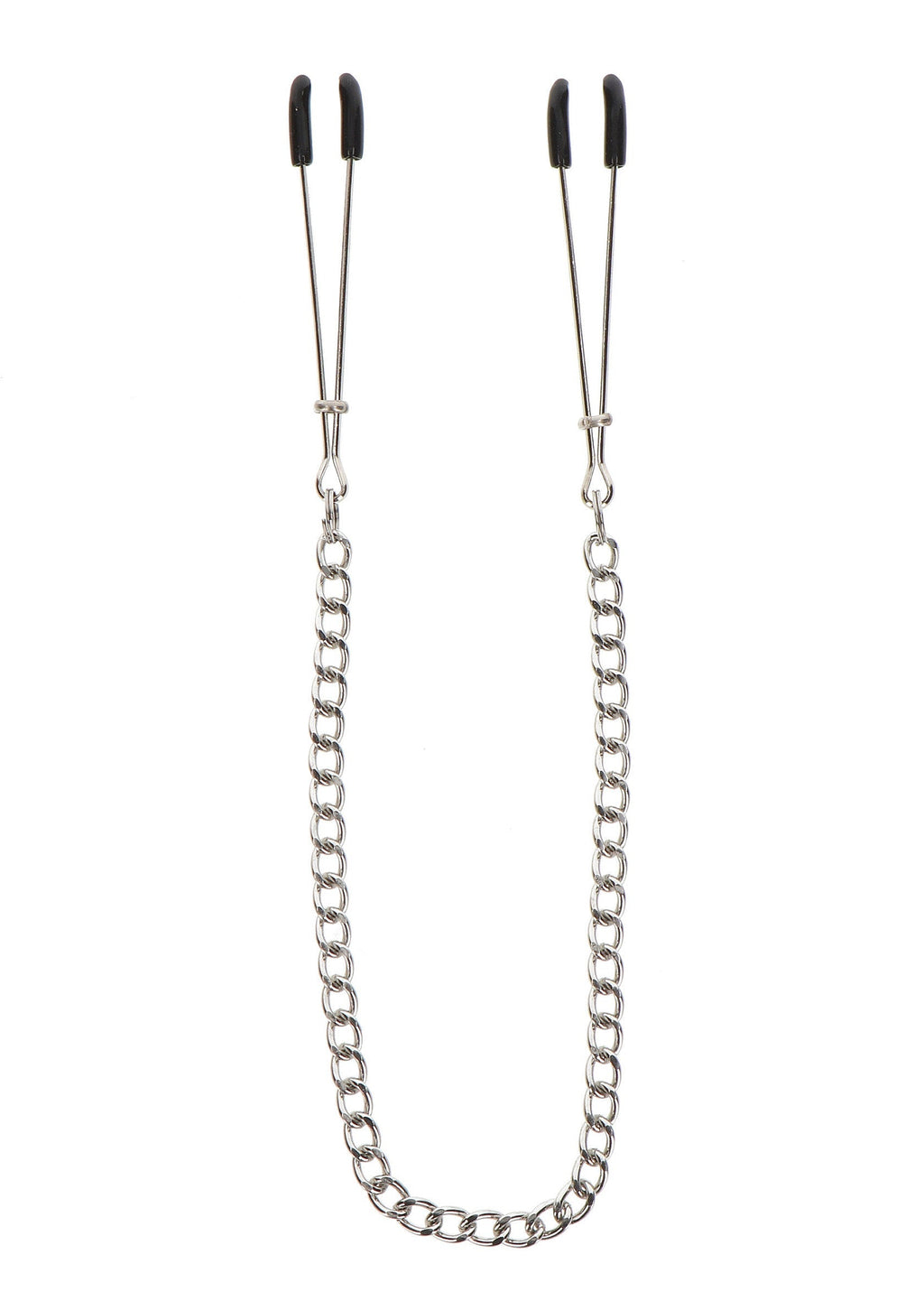 Tweezers with silver chain