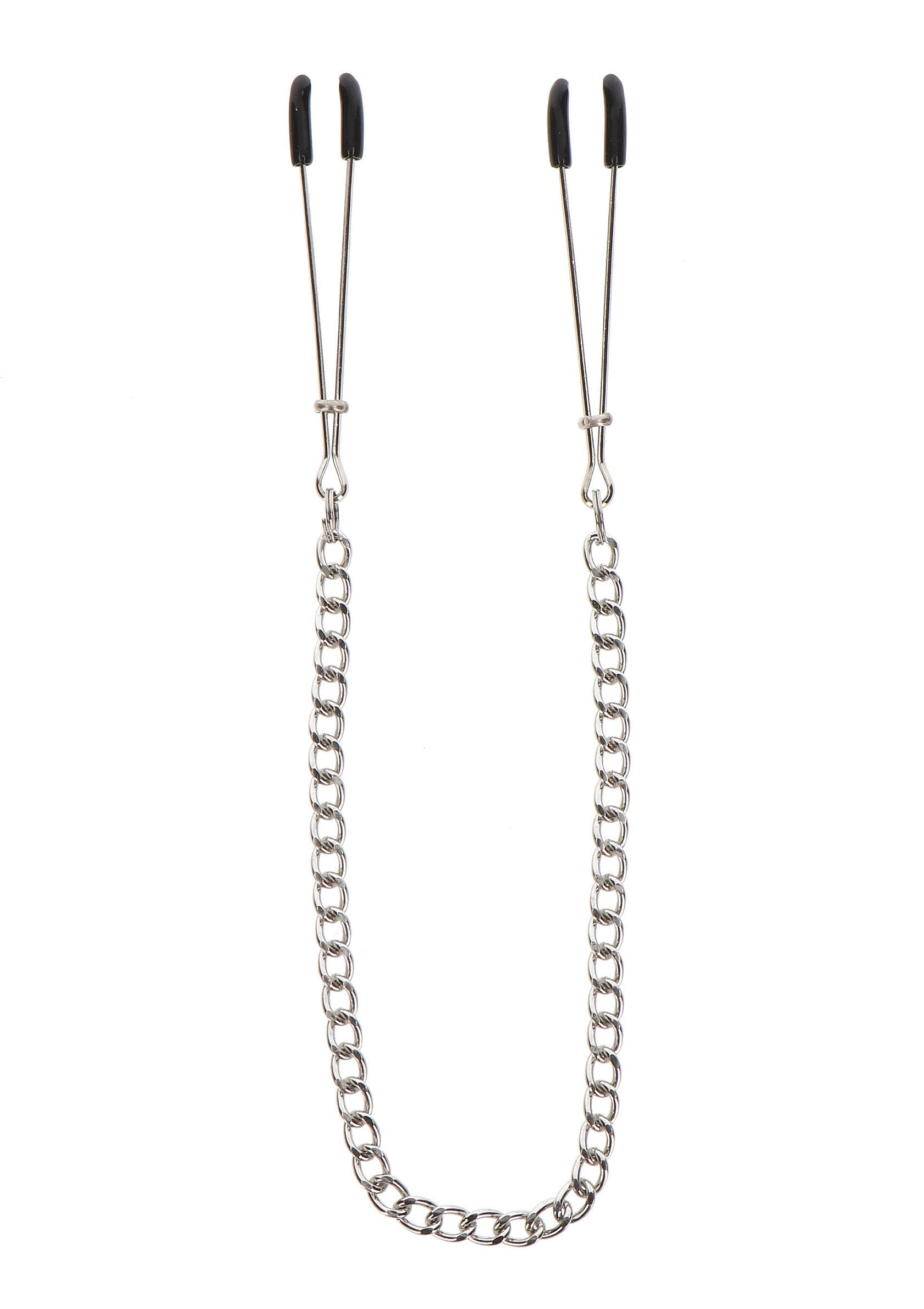 Tweezers with silver chain