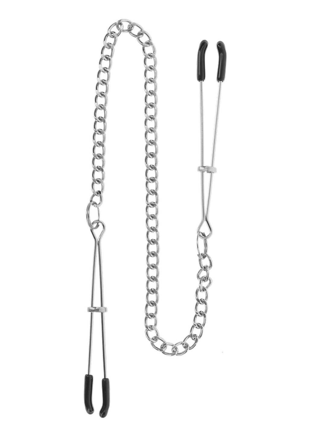 Tweezers with silver chain